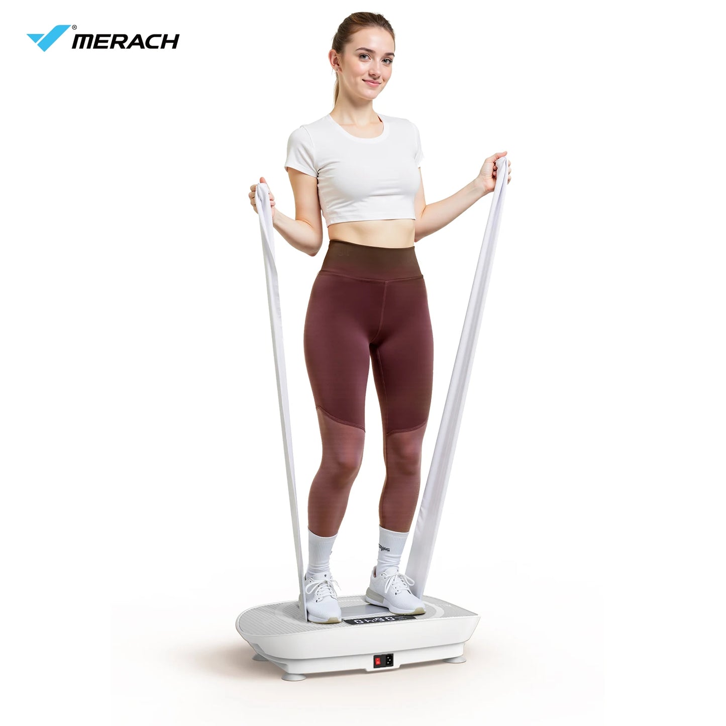 Merach Vibration Plate Exercise Machine Whole Body Fitness