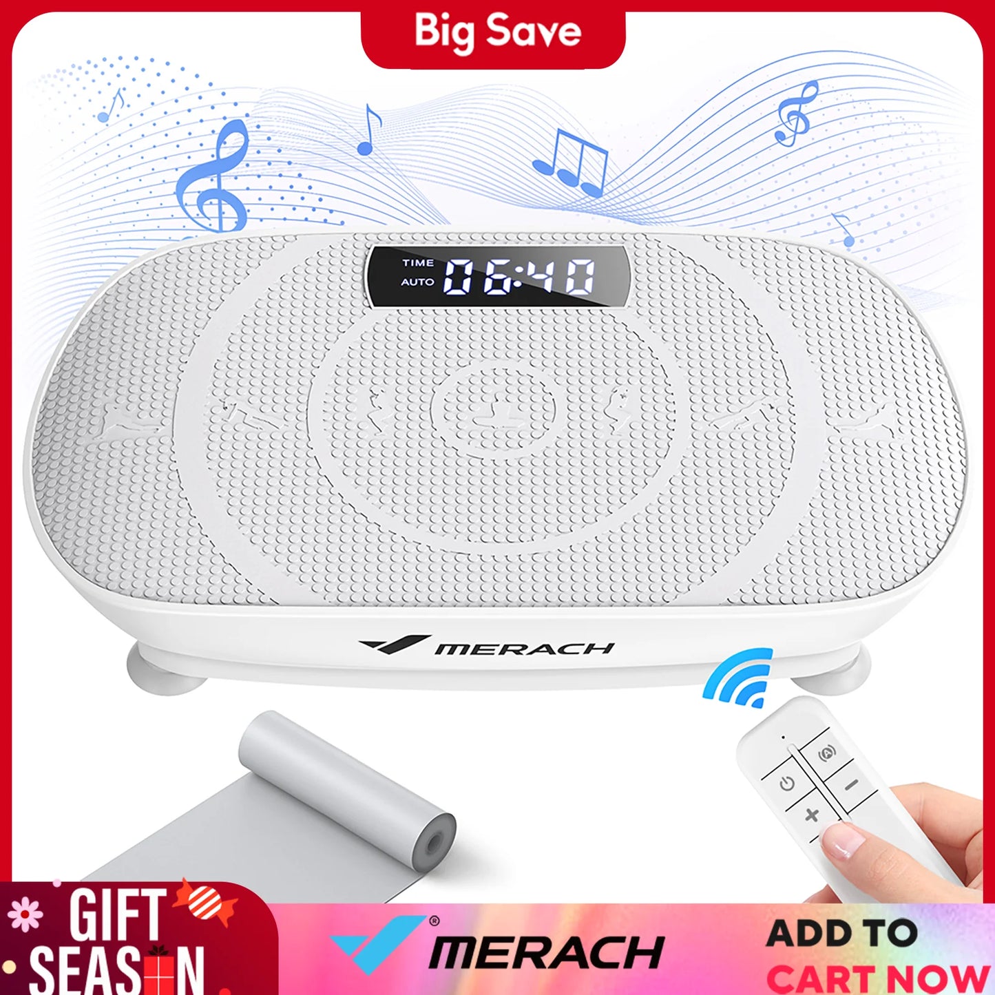 Merach Vibration Plate Exercise Machine Whole Body Fitness