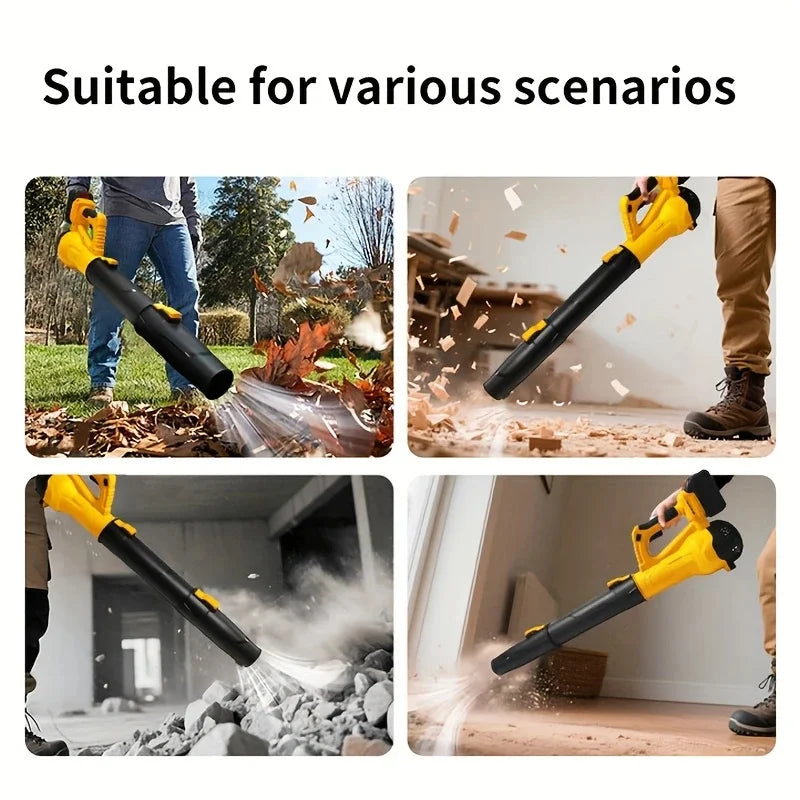 Ultra High Power Cordless Leaf Blower with Battery for Garden Cleaning Leaves Dust Removal and Snow Removal