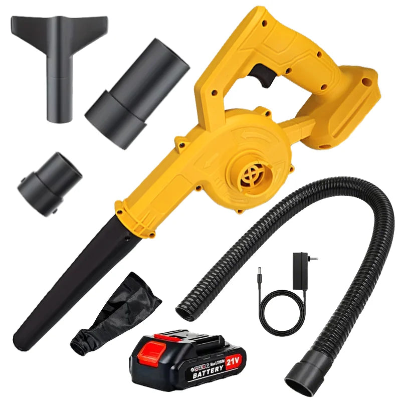 Ultra High Power Cordless Leaf Blower with Battery for Garden Cleaning Leaves Dust Removal and Snow Removal