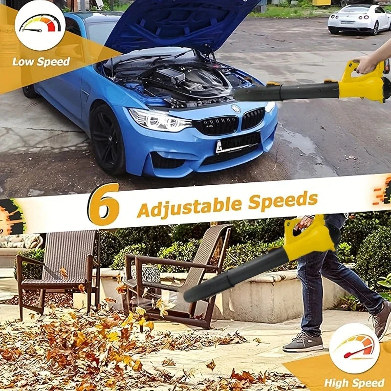 Ultra High Power Cordless Leaf Blower with Battery for Garden Cleaning Leaves Dust Removal and Snow Removal
