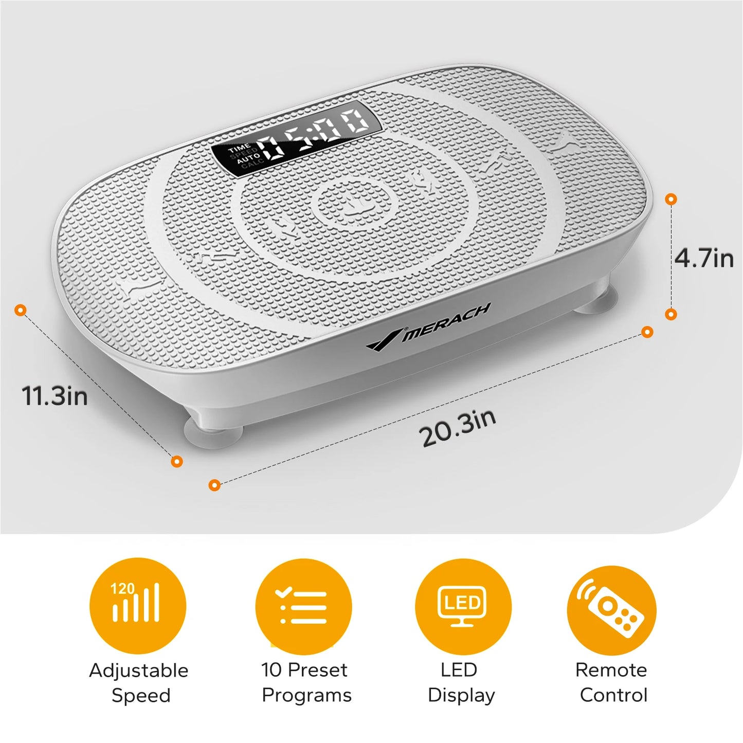 Merach Vibration Plate Exercise Machine Whole Body Workout