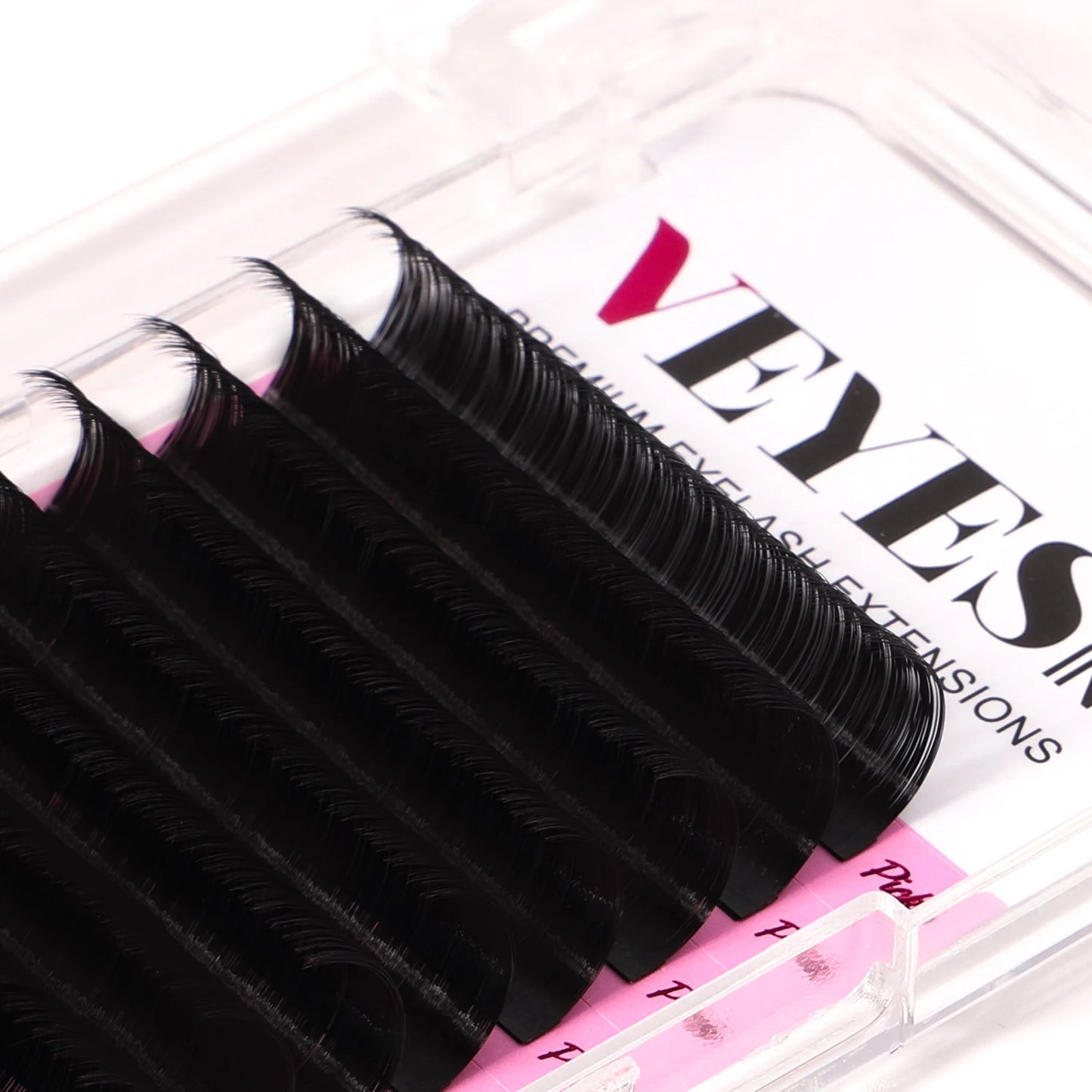 Veyes Inc Eyelash Extensions 8 To 16 Matte Black Silk