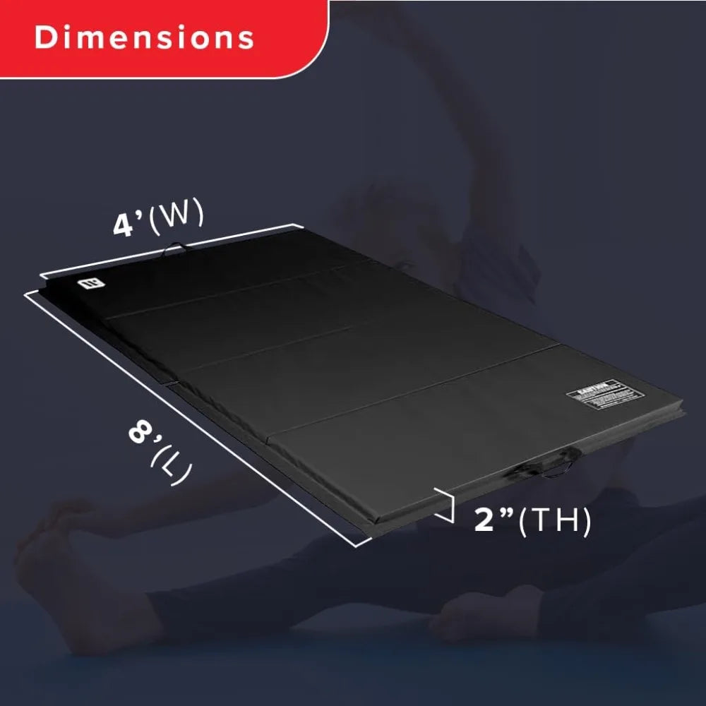4x8 Feet PU Fitness Mat Lightweight for Home Workouts