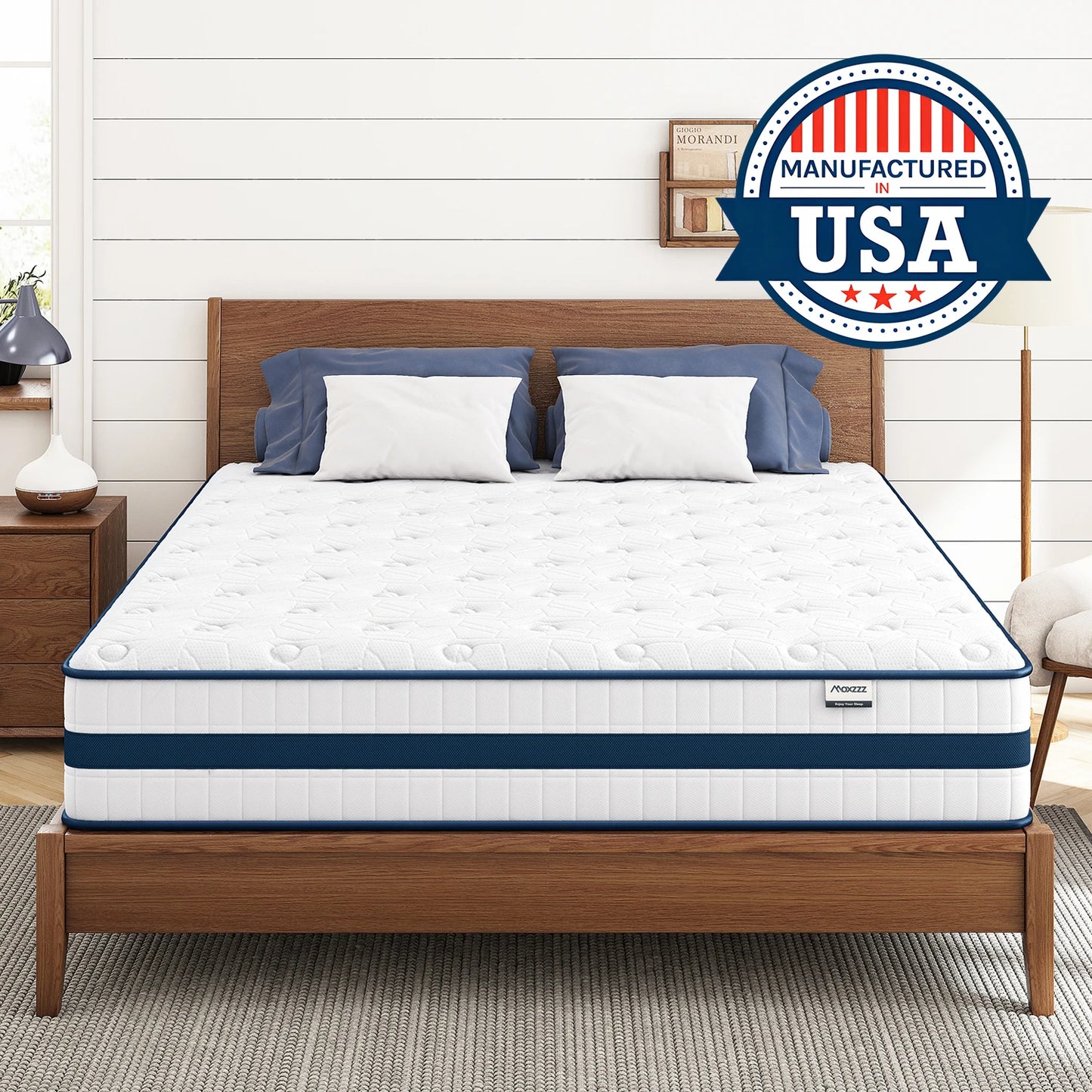 Maxzzz Gel Memory Foam Hybrid Mattress With Pocket Coils