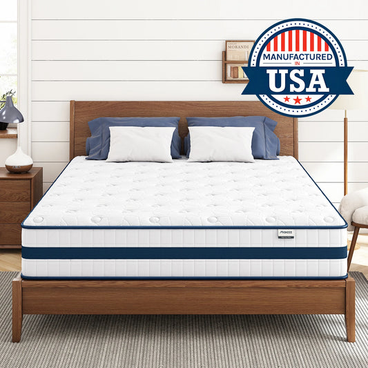 Maxzzz Gel Memory Foam Hybrid Mattress With Pocket Coils