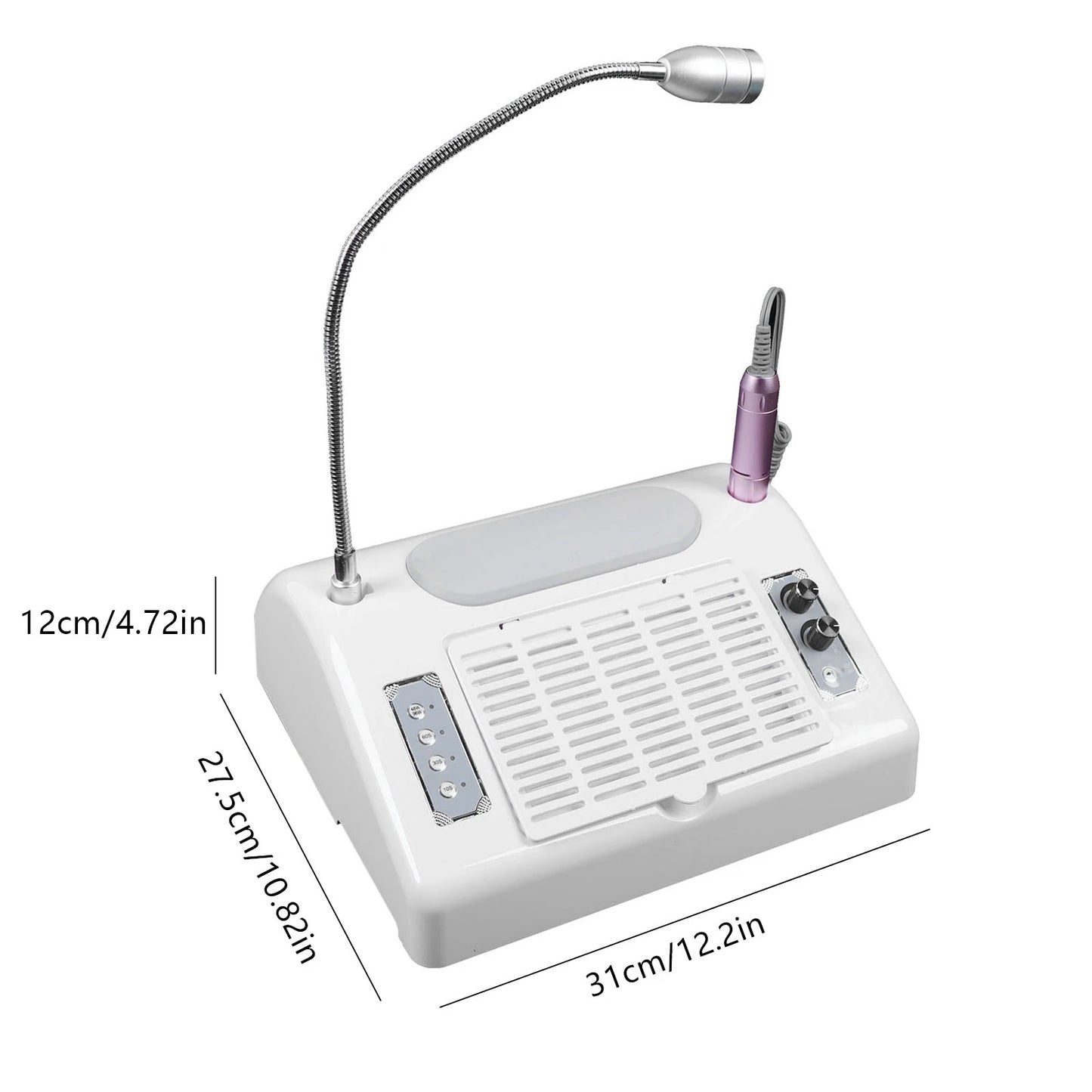 5 In 1 Nail Drill Manicure Machine 30000rpm Nail Lamp