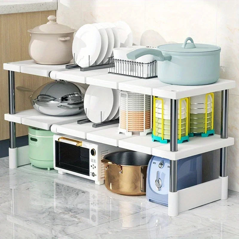 Expandable Stainless Steel Kitchen Sink Storage Rack