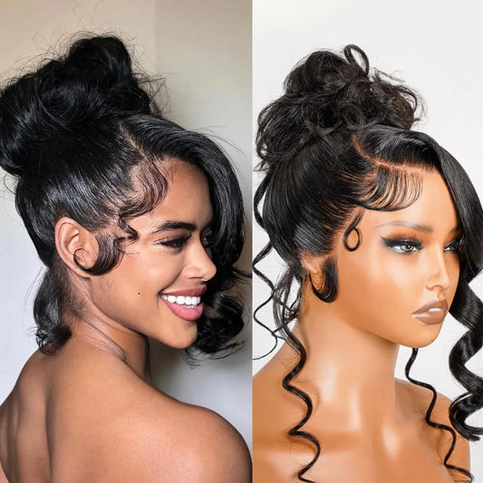 Hidden Strap Body Wave 360 Full Lace Wig Glueless Drawstring