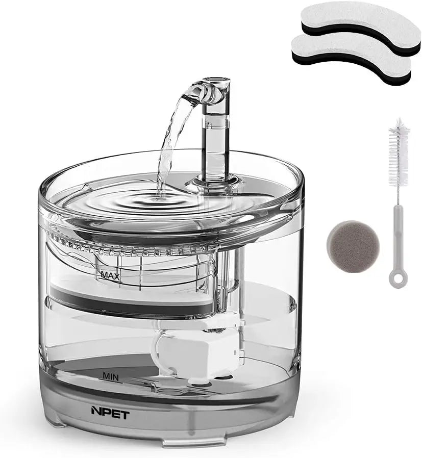 NPET Cat Water Fountain WF050TP 1.5L Automatic Faucet Kit