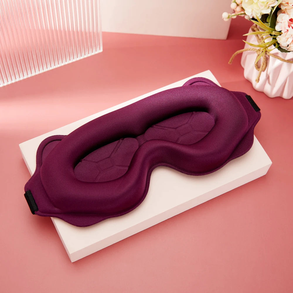 3D Sleep Mask Sleep Aid Eye Mask Block Out Light Travel