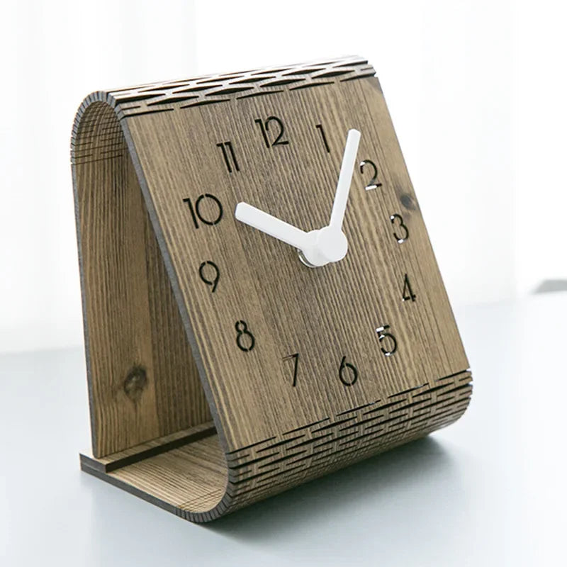 Creative Office Desk Clock Ornament For Living Room Decor