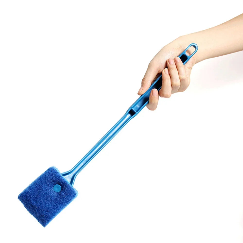 Double Sided Aquarium Algae Scraper Brush for Glass Tanks