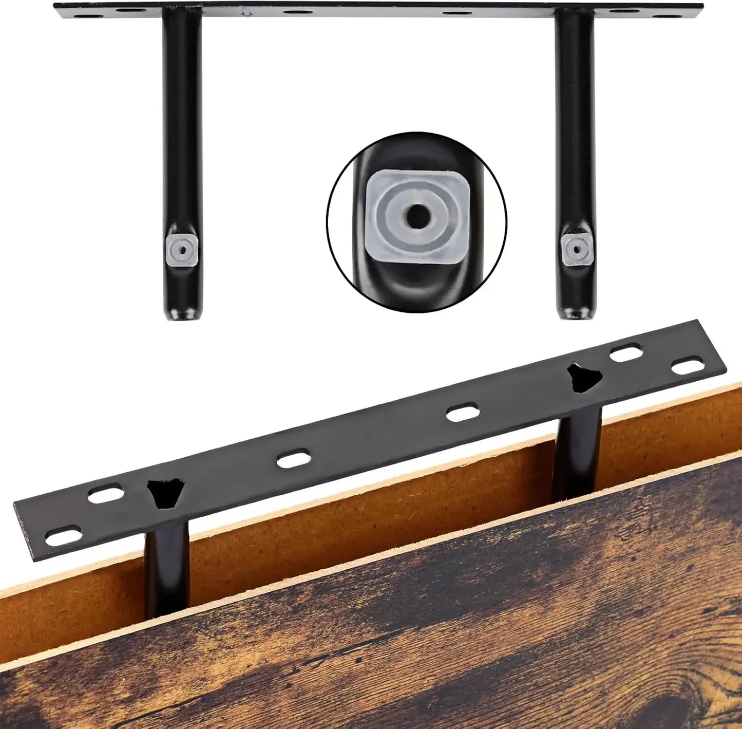 15.8 Inch Floating Shelves Set Of 6 Wood Wall Decor