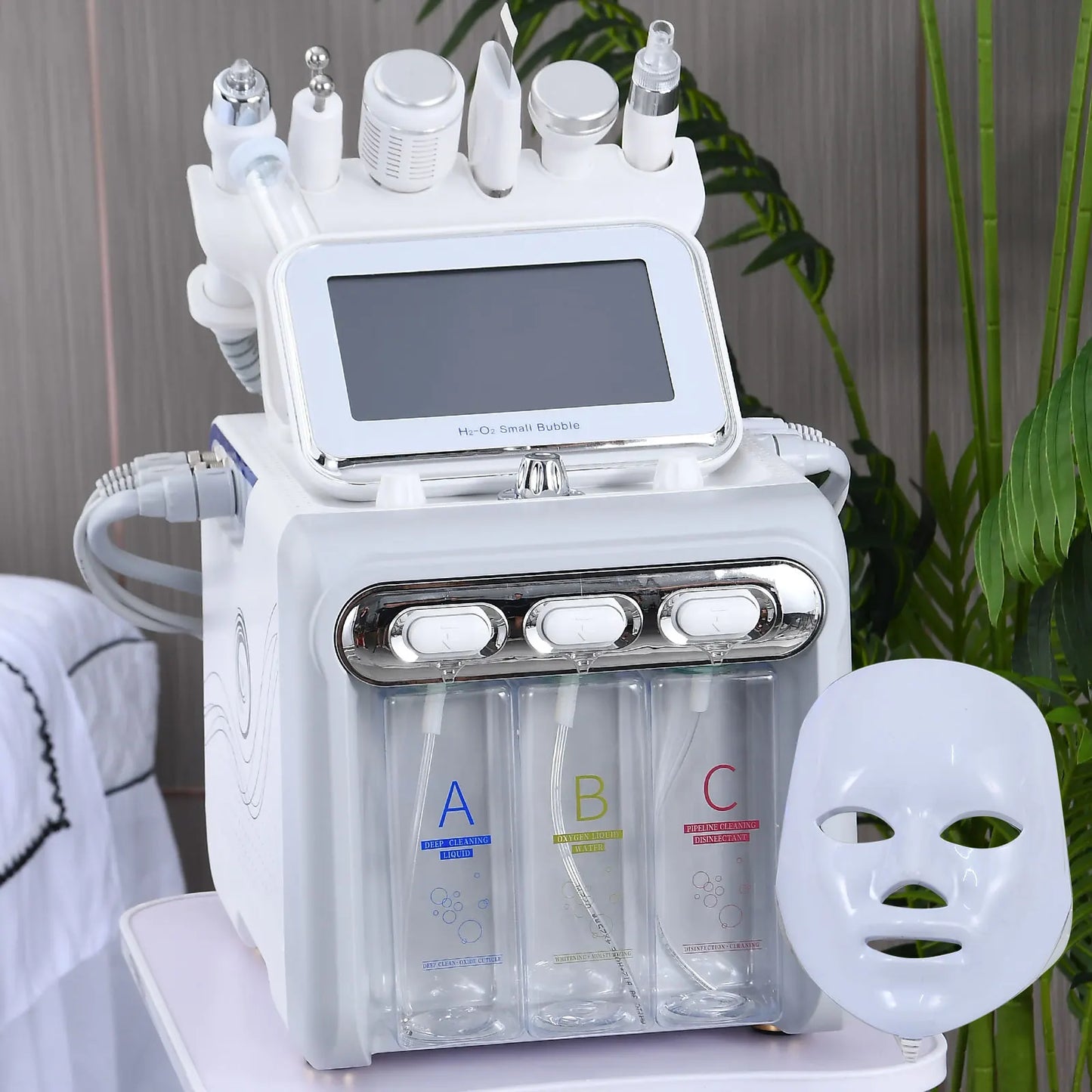 7 In 1 H2O2 Skin Cleansing Hydrofacial Machine Home Use