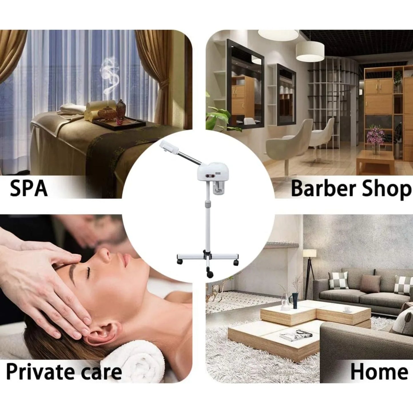Professional Facial Steamer 360 Degree Rotating Nozzle