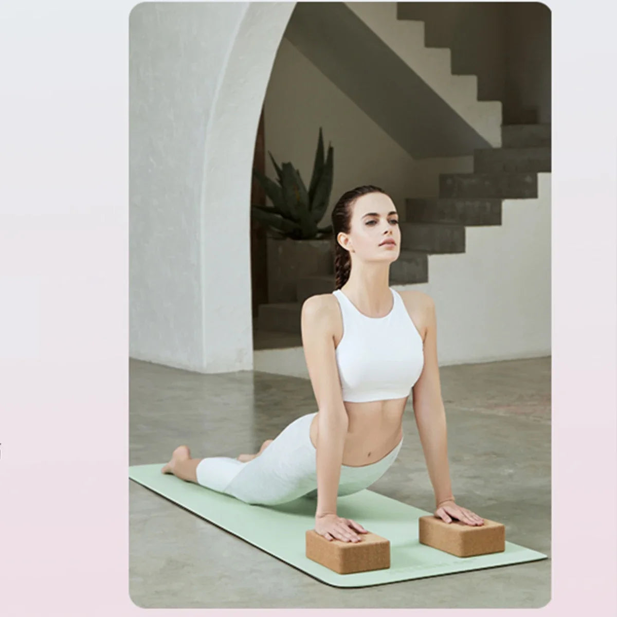 TPE Yoga Mat Non Slip Home Fitness Mat 6mm 180x57cm