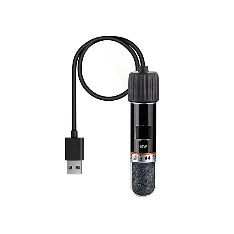 USB Mini Aquarium Heater 26C Constant Temperature 10W