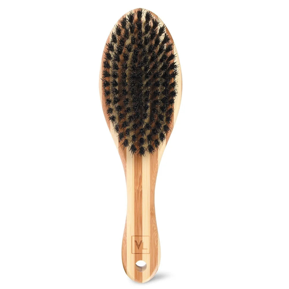 Bamboo Dual Sided Dog Grooming Brush Pin And Bristle