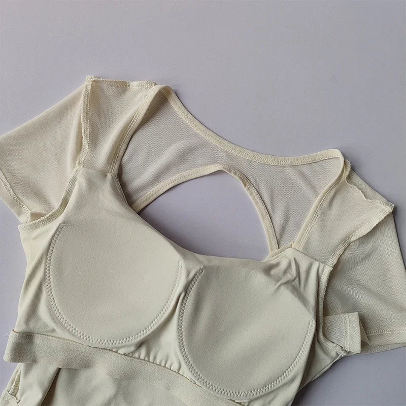 Advanced Mesh Yoga Suit Women Short Sleeve Fitness Top
