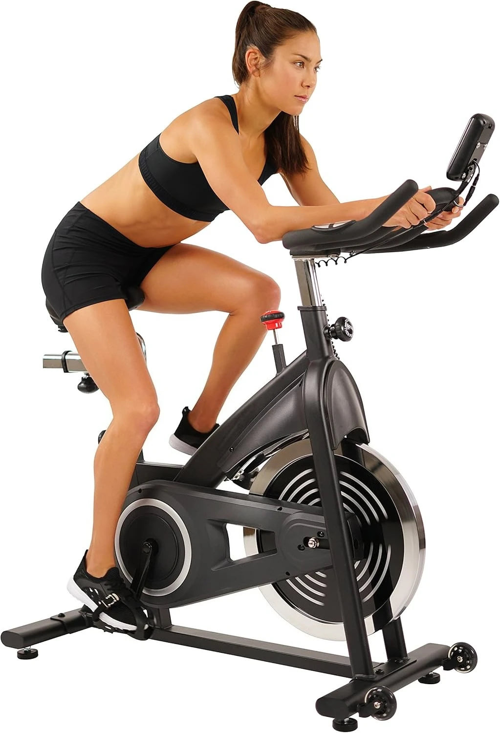 Indoor Cycle Bike Magnetic Trainer With Belt Drive Monitor