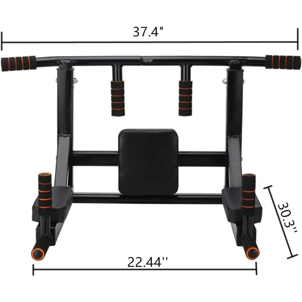 BDL Wall Mounted Pull Up Bar Chin Up Bar Dip Station
