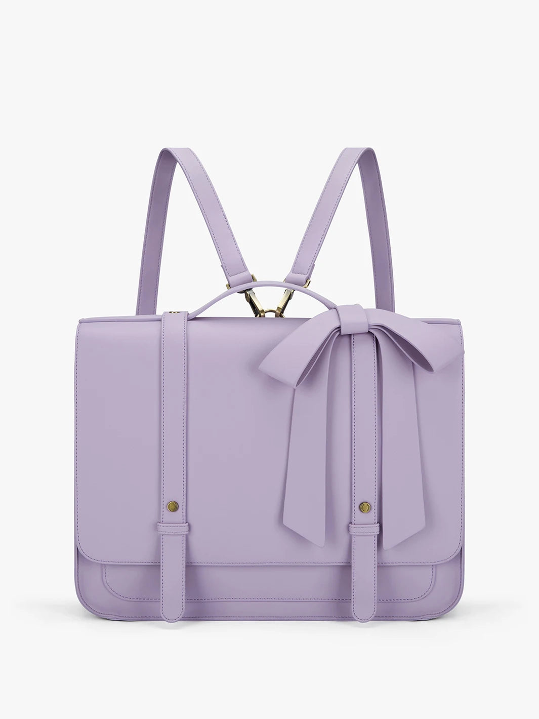 PU Leather 14 Inch Laptop Bag for Women Courier Shoulder Satchel Square Bag for College Travel