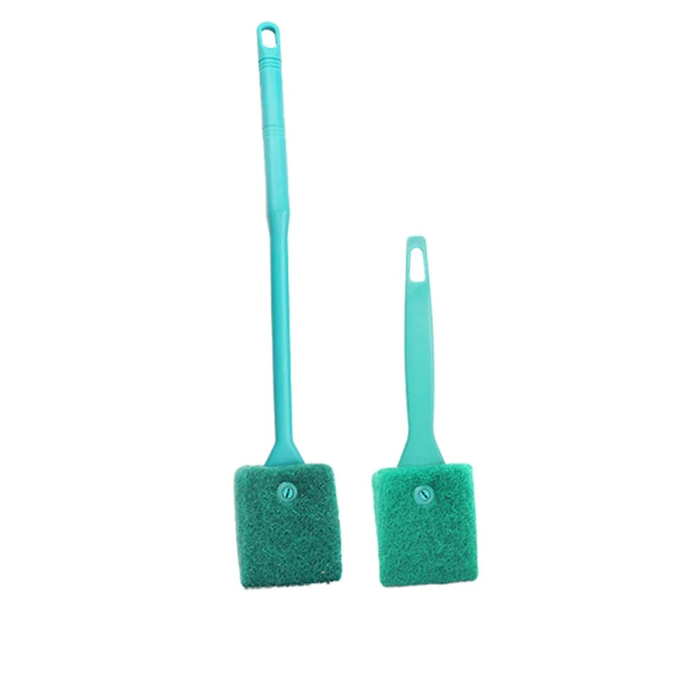Double Sided Aquarium Algae Scraper Brush for Glass Tanks