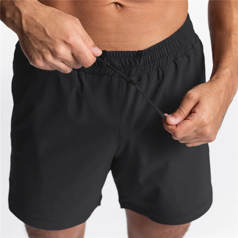 Mens Summer Running Shorts Quick Dry Gym Fitness Shorts