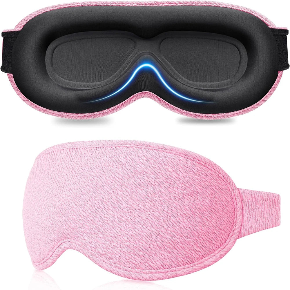 3D Sleeping Mask Blockout Light Eye Mask For Travel