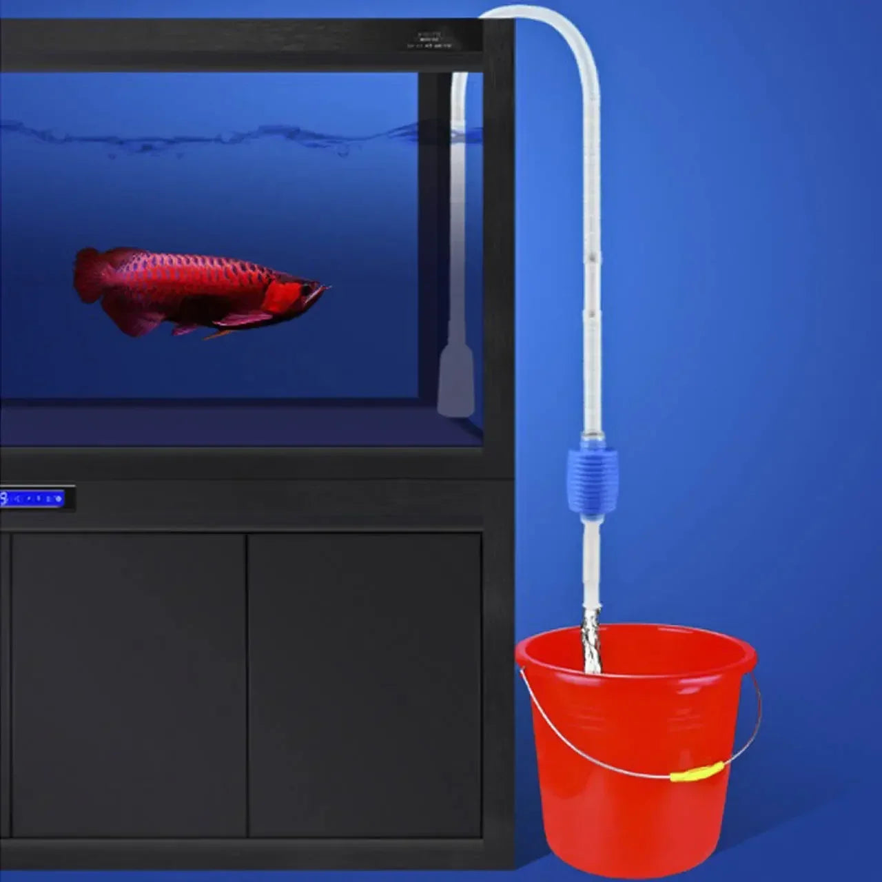 Semi Automatic Aquarium Gravel Cleaner Vacuum Siphon Pump
