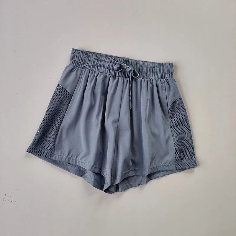 Summer Yoga Shorts Women 2 In 1 Quick Dry Breathable
