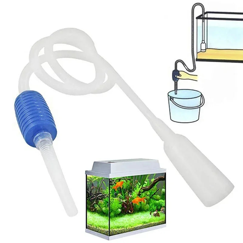 Semi Automatic Aquarium Gravel Cleaner Vacuum Siphon Pump