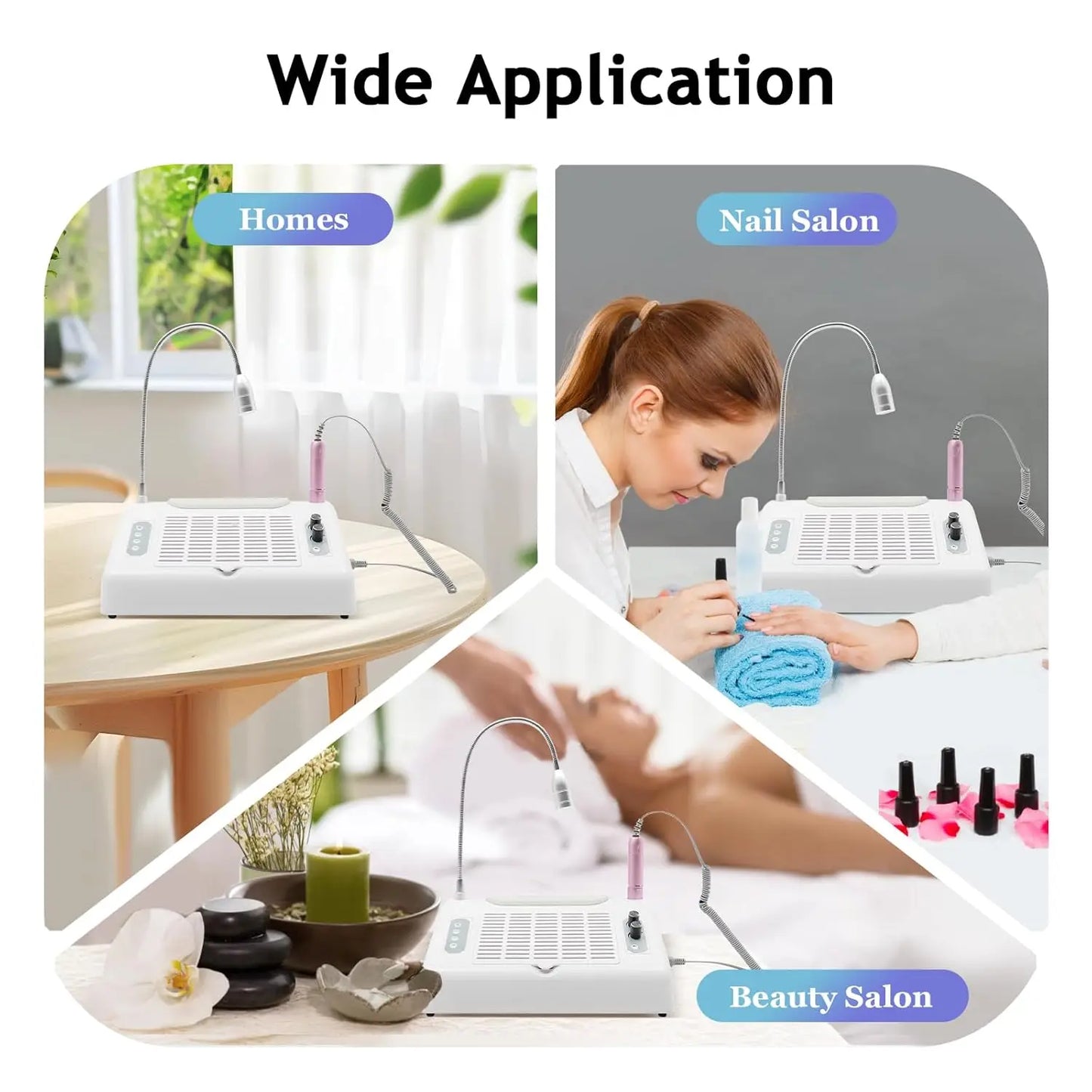 5 In 1 Nail Drill Manicure Machine 30000rpm Nail Lamp