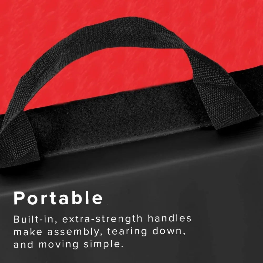 4x8 Feet PU Fitness Mat Lightweight for Home Workouts