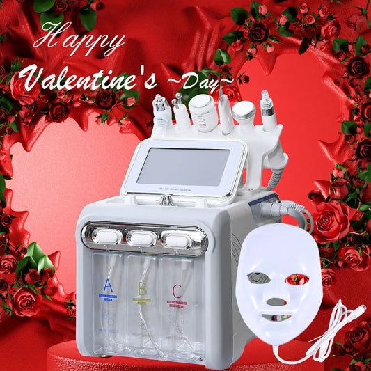 7 In 1 H2O2 Skin Cleansing Hydrofacial Machine Home Use