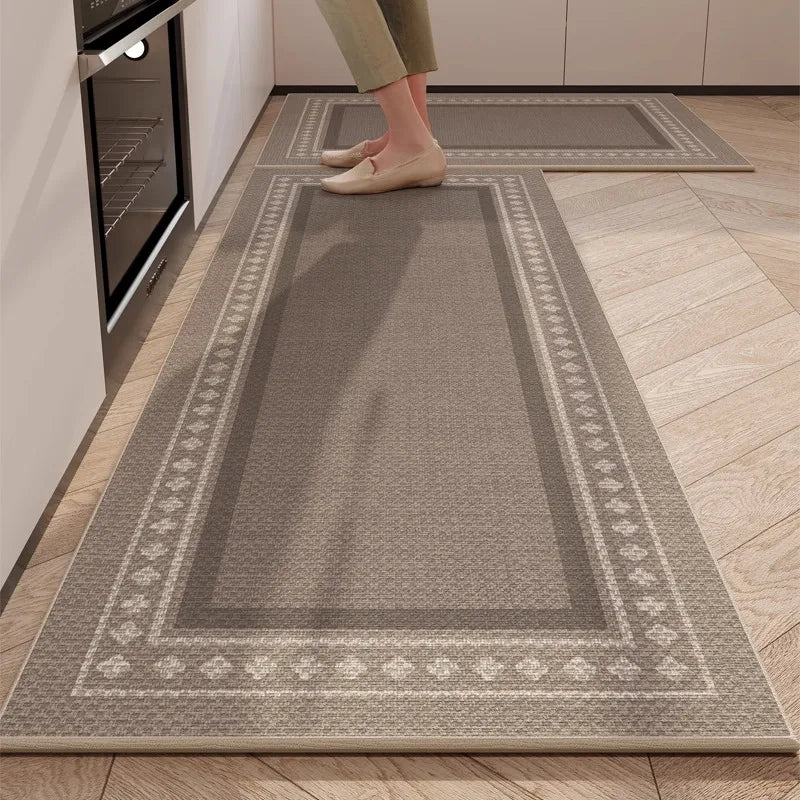 Kitchen Rug TPR Non Slip Footmat Wear Resistant Carpet