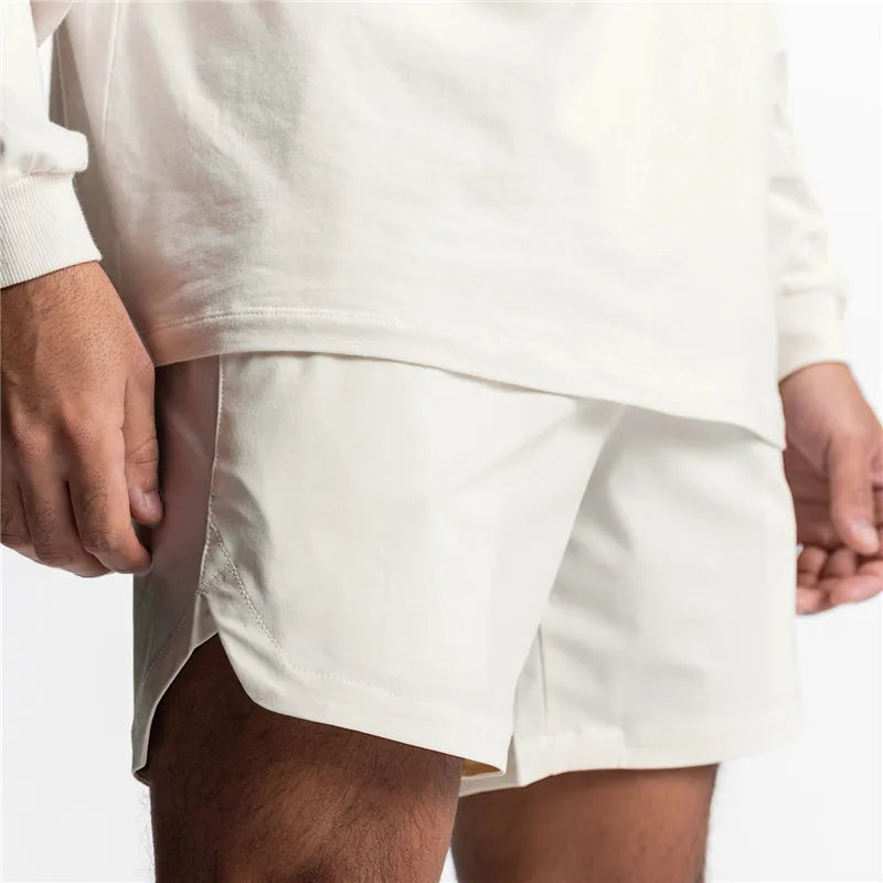 Mens Summer Running Shorts Quick Dry Gym Fitness Shorts