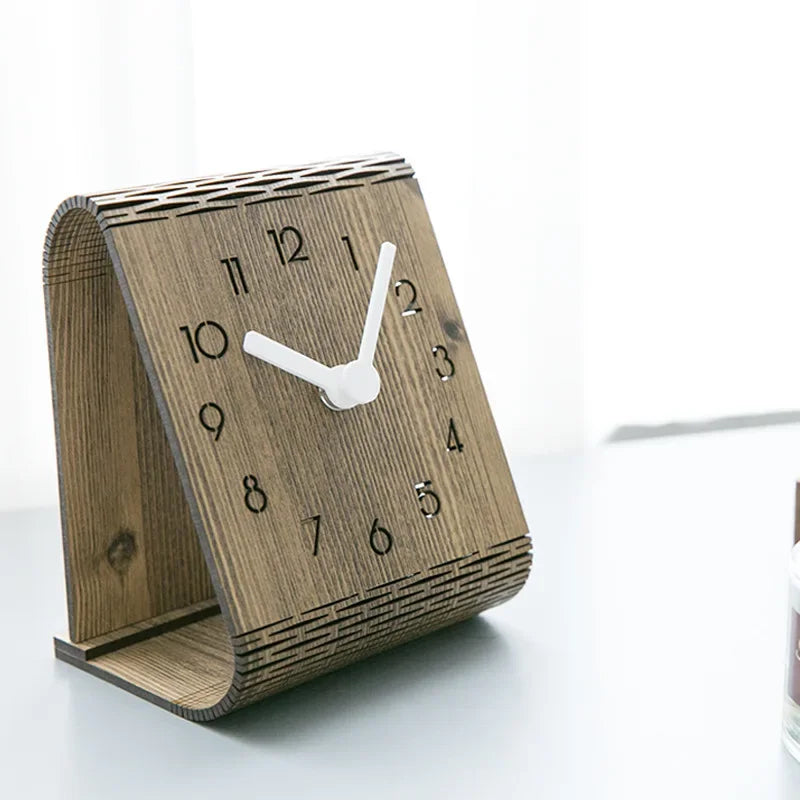 Creative Office Desk Clock Ornament For Living Room Decor