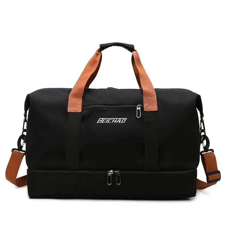 Nylon Travel Gym Bag Unisex Duffle Weekender Carry On