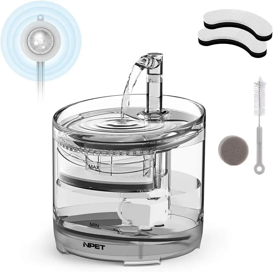 NPET Cat Water Fountain WF050TP 1.5L Automatic Faucet Kit