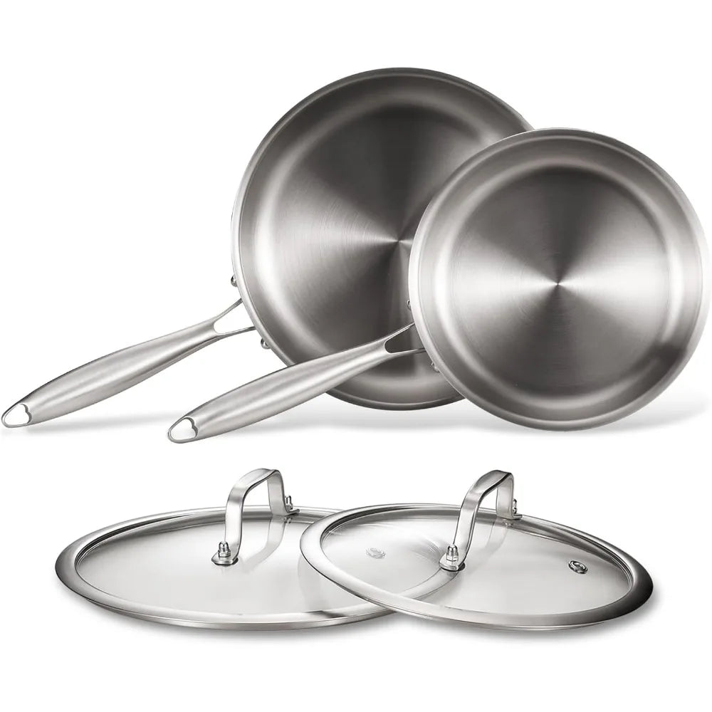 Stainless Steel Tri Ply Cookware Set Induction Nonstick