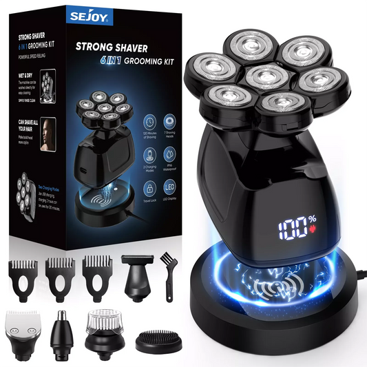 SEJOY Men Electric Shaver Kit For Bald Head And Beard