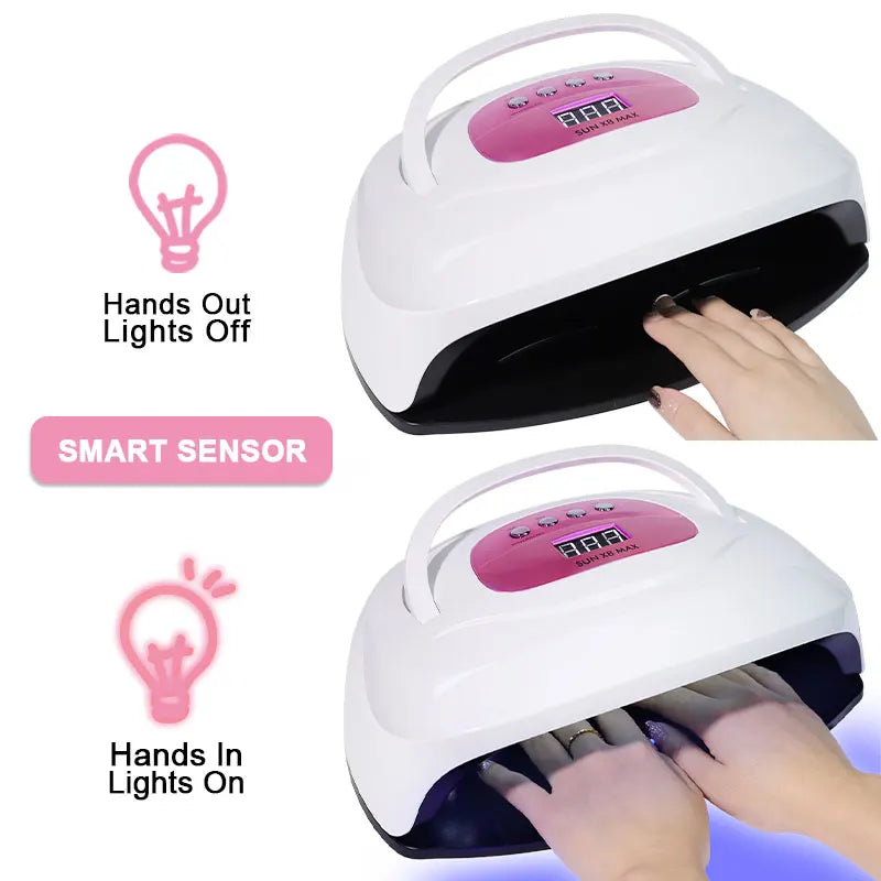 Nail Polish UV LED Lamp 4 Timer Modes LCD Display 57 LEDs