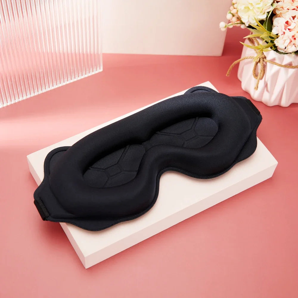 3D Sleep Mask Sleep Aid Eye Mask Block Out Light Travel