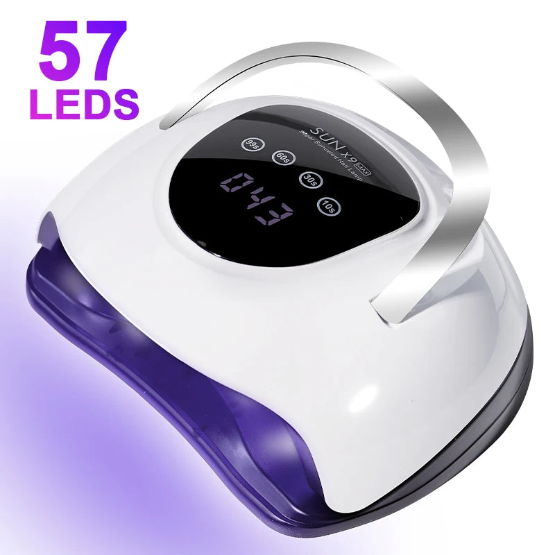 Nail Polish UV LED Lamp 4 Timer Modes LCD Display 57 LEDs