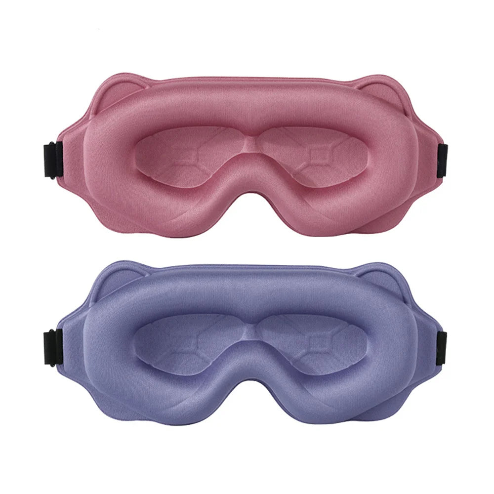 3D Sleep Mask Sleep Aid Eye Mask Block Out Light Travel