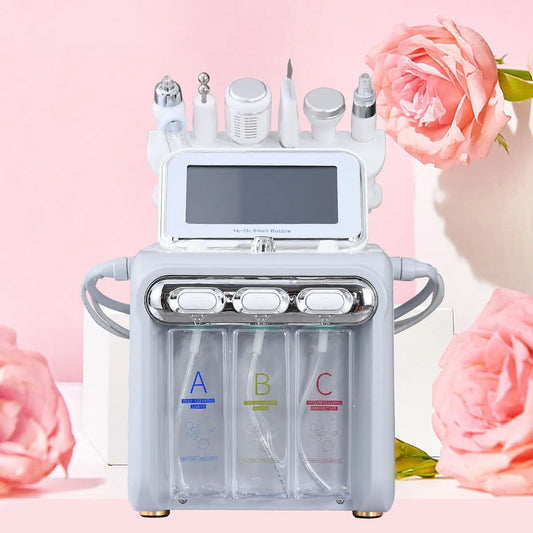 6 In 1 Aqua Peeling Lift Skin Bubble Oxygen Facial Machine