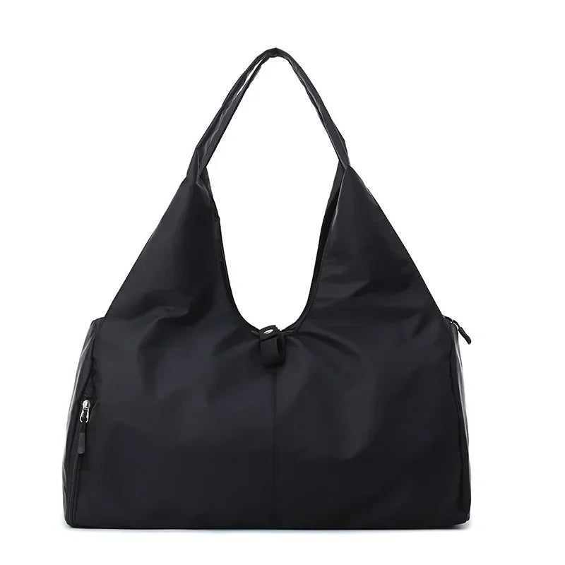 Yoga Mat Bag With Dry Wet Separation And Independent Shoes Storage Pocket Shoulder Strap For Gym Fitness Travel Duffle