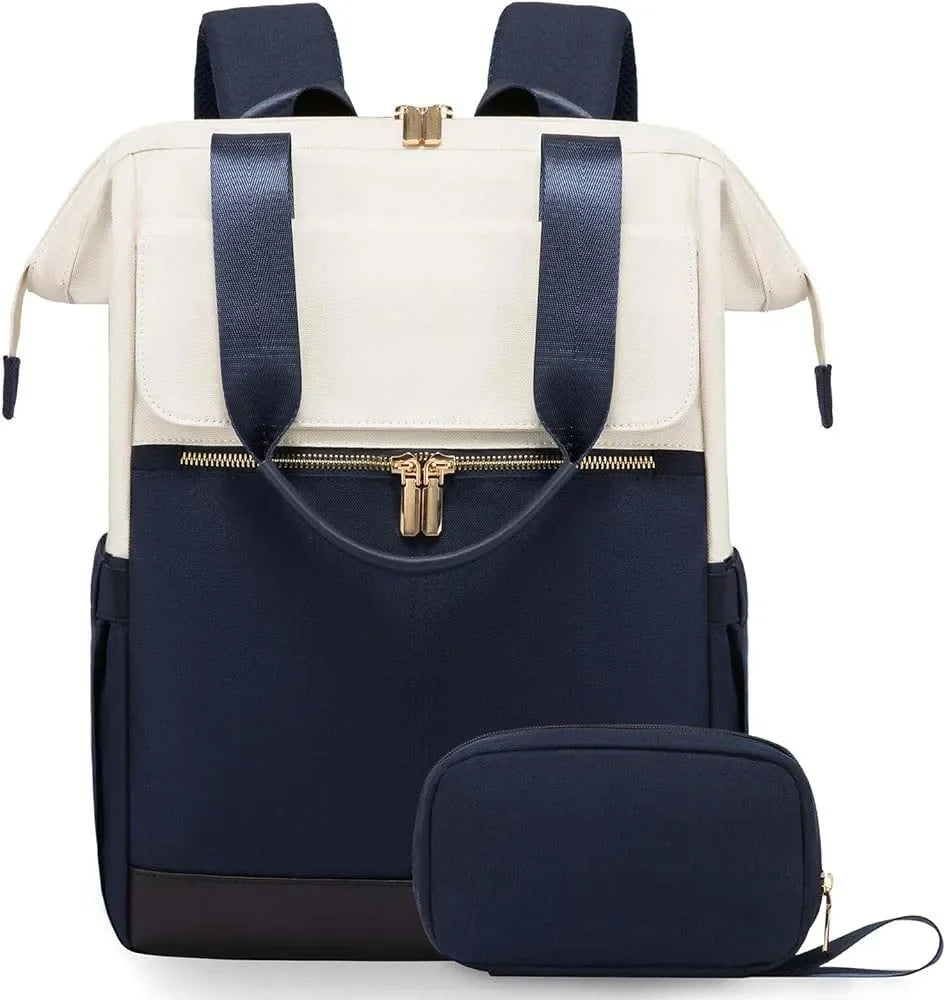 Cream Colored Womens Travel Laptop Backpack Softback Large Capacity 36 To 55 L For Cross Border Travel